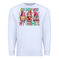 White 100 days with my gnomies Premium Sweatshirt - RacoonDesign