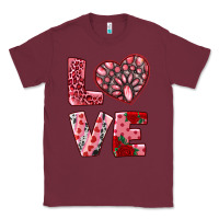 Burgundy love  with pink gemstone Classic Tee - RanaPortraitStore