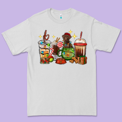 Christmas Coffee Cups With Labrador Premium Tee Designed By Ranaportraitstore