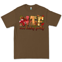 Cacao funny thanksgiving wine turkey family Premium Tee - MaliasSmallBusiness