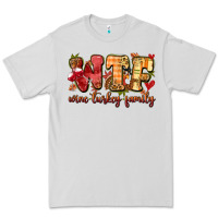 Funny Thanksgiving Wine Turkey Family Premium Tee | Teevron