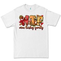 White funny thanksgiving wine turkey family Premium Tee - MaliasSmallBusiness