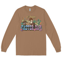 Toasted Coconut Happy Easter Day rodeo Long Sleeve Tee - HowdyJamesFarm