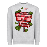 Heather Grey heartbreaker club olivia Heavyweight Sweatshirt - OliviaCreatesArt