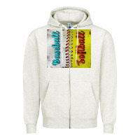 Oatmeal Heather Baseball And Softball Tumbler Zipper Hoodie - BundleAndBundleShop