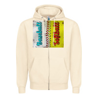 Sandshell Baseball And Softball Tumbler Zipper Hoodie - BundleAndBundleShop
