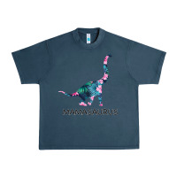 Midnight Navy Mamasaurus Dinosaur Urban Heavy Tee - Bettercallsaul