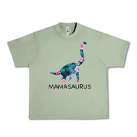 Oil Green Mamasaurus Dinosaur Urban Heavy Tee - Bettercallsaul