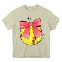 Mossy coquette softball bow Heavy Core Tee - JahusDesignShop