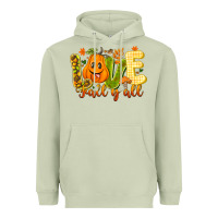 Matcha Love Fall Y'all Heavyweight Hoodie - CowhideDigitalArt