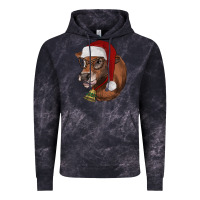 Cloud Black christmas glasses heifer Vintage Hoodie - RanaPortraitStore
