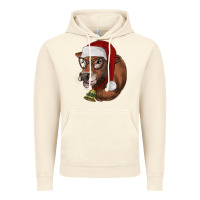 Vintage Artic christmas glasses heifer Vintage Hoodie - RanaPortraitStore
