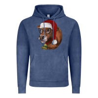 Vintage Denim christmas glasses heifer Vintage Hoodie - RanaPortraitStore
