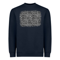 Navy grey leopard background Heavyweight Sweatshirt - OliviaCreatesArt