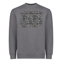 Storm grey leopard background Heavyweight Sweatshirt - OliviaCreatesArt