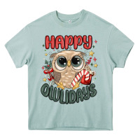 Arona happy owlidays Heavy Core Tee - MaliasSmallBusiness