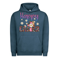 Pigment Midnight Navy happy easter cross Urban Hoodie - Artiststas