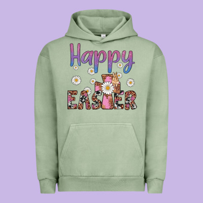 Happy Easter Cross Urban Hoodie Designed By Artiststas