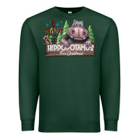 Sports Green I Want a Hippopotamus for Christmas Premium Sweatshirt - CowhideDigitalArt