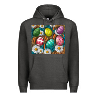 Charcoal Heather Easter Eggs Tumbler Premium Hoodie - BundleAndBundleShop