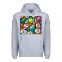 Heather Grey Easter Eggs Tumbler Premium Hoodie - BundleAndBundleShop