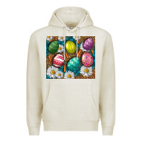 Oatmeal Heather Easter Eggs Tumbler Premium Hoodie - BundleAndBundleShop