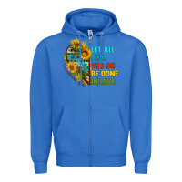 True Royal let all that you do be done in love Zipper Hoodie - BundleAndBundleShop