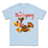 Dusty Blue Thanksgiving family Classic Tee - tuanDangUi