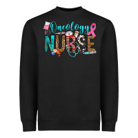 Black oncology nurse Heavyweight Sweatshirt - OliviaCreatesArt