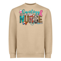 Mushroom oncology nurse Heavyweight Sweatshirt - OliviaCreatesArt