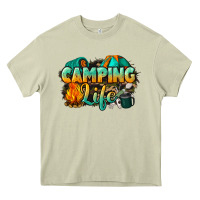 Mossy camping life Heavy Core Tee - NancyCooperArtShop