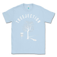 Dusty Blue Disc Golf Funny Sports Tree Disc Golf Player Classic Tee - tuanDangUi