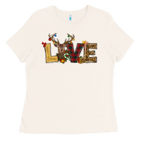 Bone christmas reindeer love Ladies Tee - RanaPortraitStore
