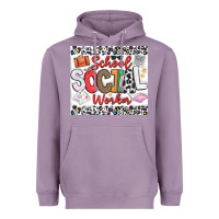 Lavender School Social Worker Heavyweight Hoodie - CowhideDigitalArt