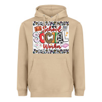 Mushroom School Social Worker Heavyweight Hoodie - CowhideDigitalArt