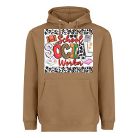 Toasted Coconut School Social Worker Heavyweight Hoodie - CowhideDigitalArt