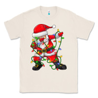 Natural Dabbing Santa Christmas Tree Lights Classic Tee - tuanDangUi