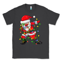 Smoke Dabbing Santa Christmas Tree Lights Classic Tee - tuanDangUi