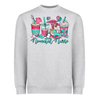 Heather Grey nicu neonatal nurse coffee cups Heavyweight Sweatshirt - OliviaCreatesArt