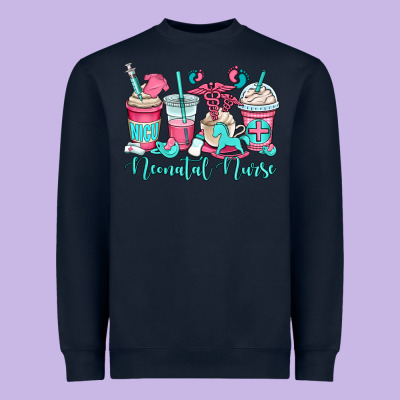 Nicu Neonatal Nurse Coffee Cups Heavyweight Sweatshirt Designed By Oliviacreatesart