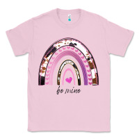 Bubblegum Pink Valentines Day Rainbow, Valentines Day Rainbow Cowhide, Classic Tee - Bettercallsaul