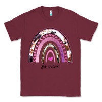 Burgundy Valentines Day Rainbow, Valentines Day Rainbow Cowhide, Classic Tee - Bettercallsaul