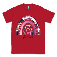 Red Valentines Day Rainbow, Valentines Day Rainbow Cowhide, Classic Tee - Bettercallsaul