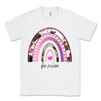 White Valentines Day Rainbow, Valentines Day Rainbow Cowhide, Classic Tee - Bettercallsaul