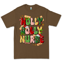 Cacao holly jolly nurse Premium Tee - MaliasSmallBusiness