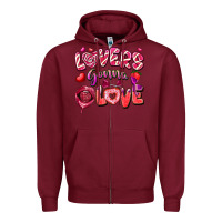 Burgundy lovers gonna love Zipper Hoodie - FaDigitalArtStudio
