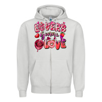 Dove Grey lovers gonna love Zipper Hoodie - FaDigitalArtStudio