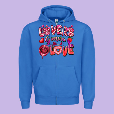 Lovers Gonna Love Zipper Hoodie Designed By Fadigitalartstudio