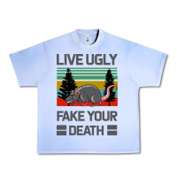 Grape Ice Lıve Ugly Fake Your Death Urban Heavy Tee - Bettercallsaul