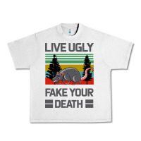 Lunar Rock Lıve Ugly Fake Your Death Urban Heavy Tee - Bettercallsaul